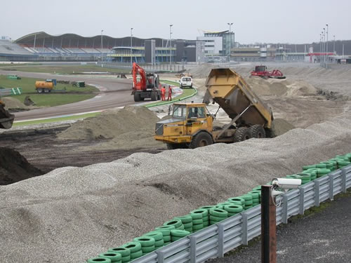 Ramshoek asfalt uitloopzone